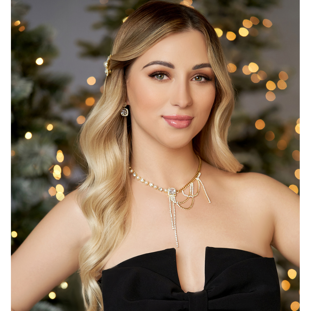Glamour Transparent Crystal Earrings 1235