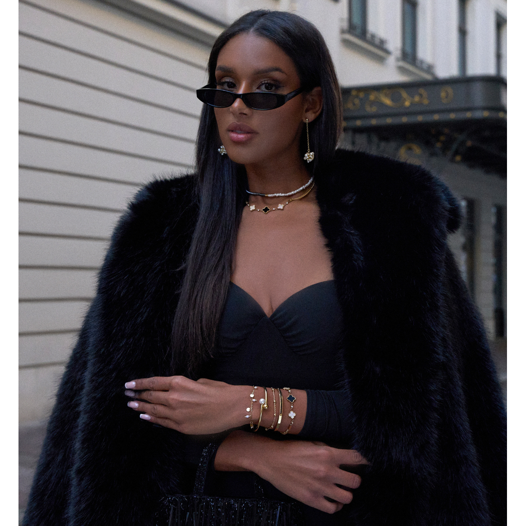 Gray Hematite and Pearls Necklace