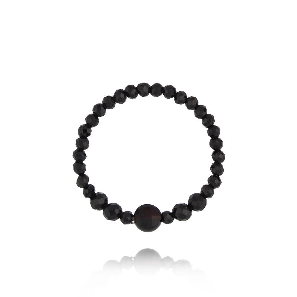 Black Tourmaline Stones Ring