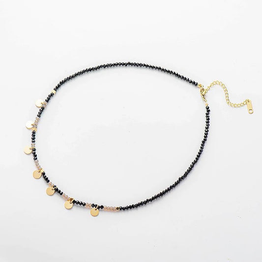 Bohemian Beaded Stainless Steel Necklace