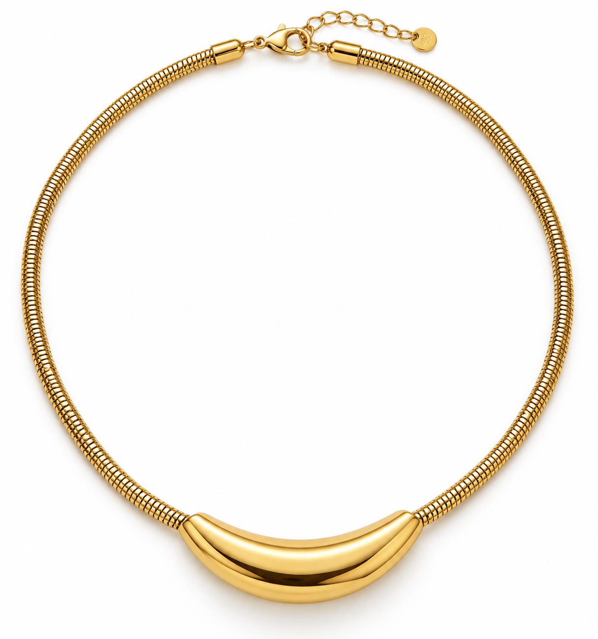 Luna Luxe Gold Plated Statement Necklace