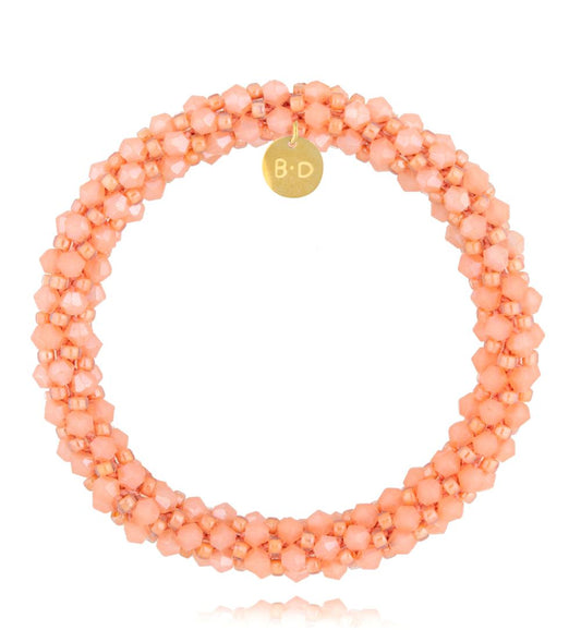 Peach Luminous Crystals Bracelet Weekend 0035