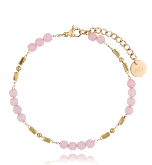 Pink Quartz Bracelet Combo 1195