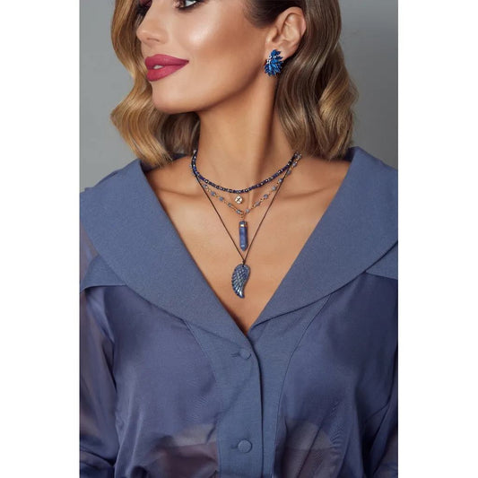 Blue Sodalite Wing on Adjustable Rope Cord