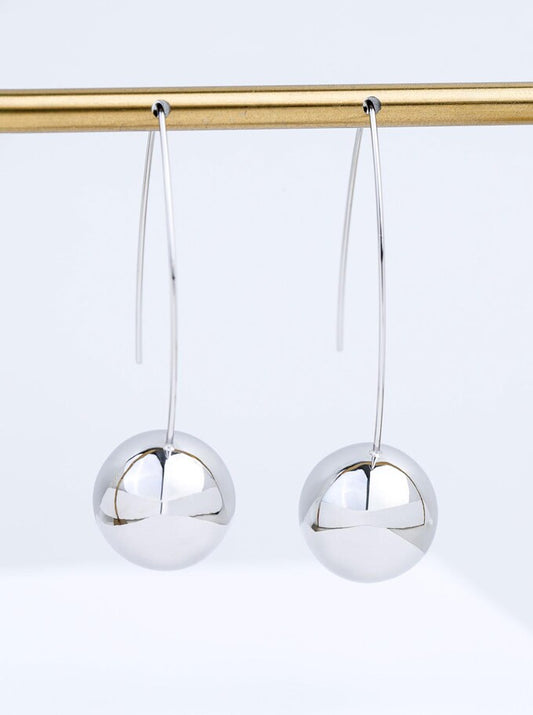 Silver Ball Earrings S212553S
