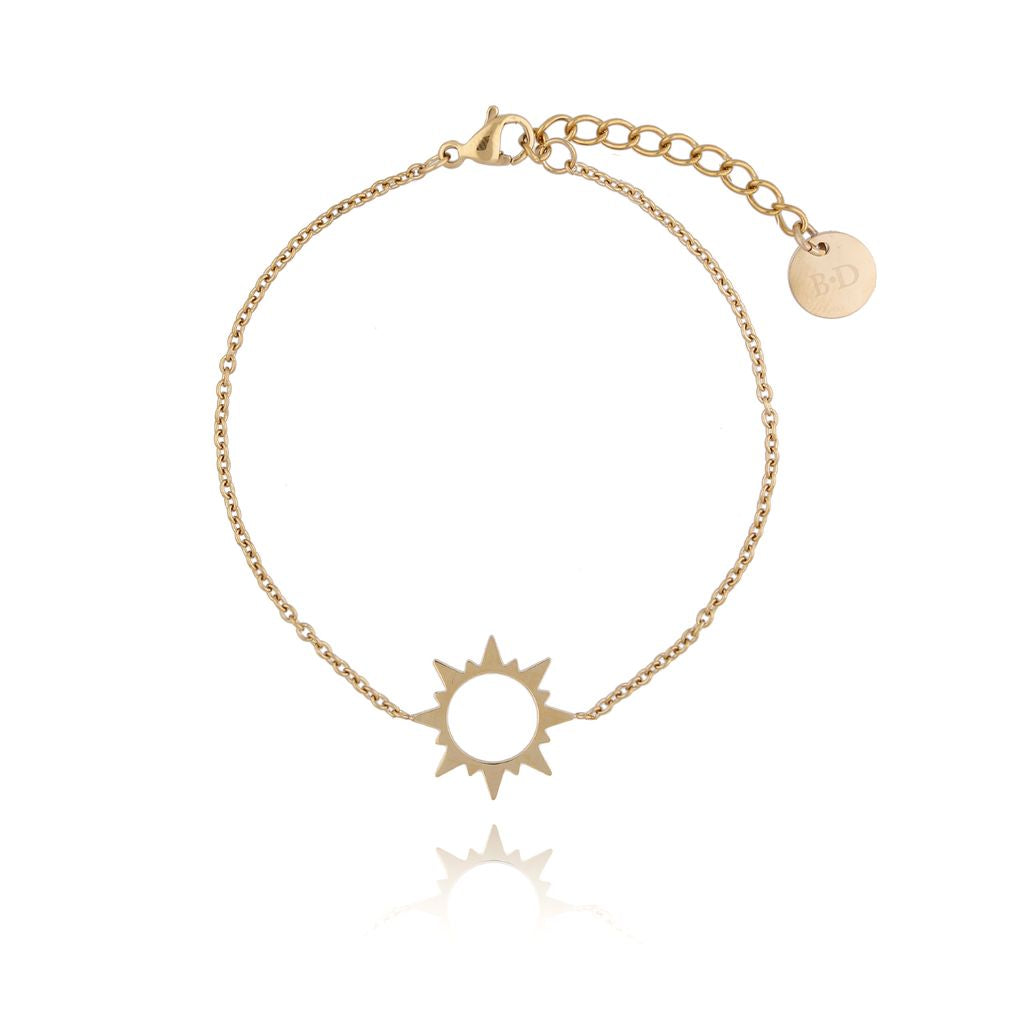 Gold Plated Sun Bracelet