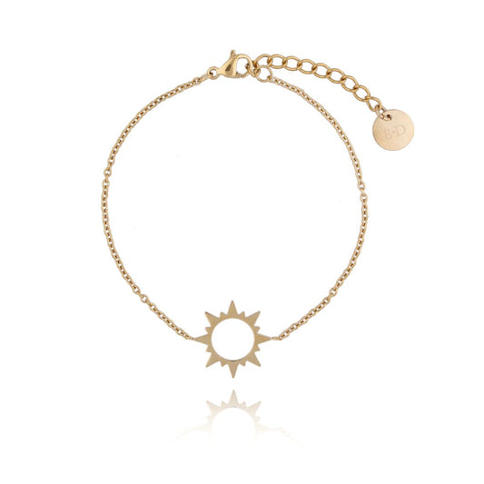 Gold Plated Sun Bracelet