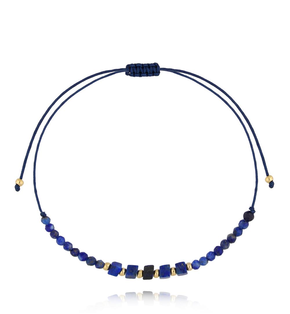 Blue Lapis Mystique Stones Bracelet Set of 3 - 0298