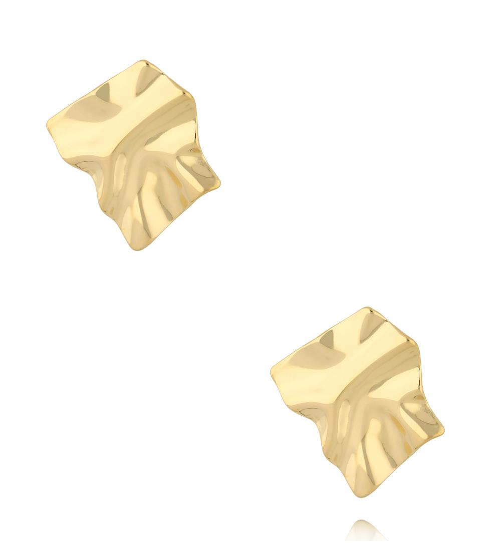 Gold Plated Chunky Geometric Earrings