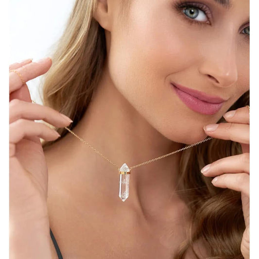 Gold Plated Himalayan Stone Necklace