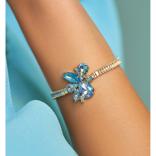 Blue Bracelet with Crystals Do it For Me