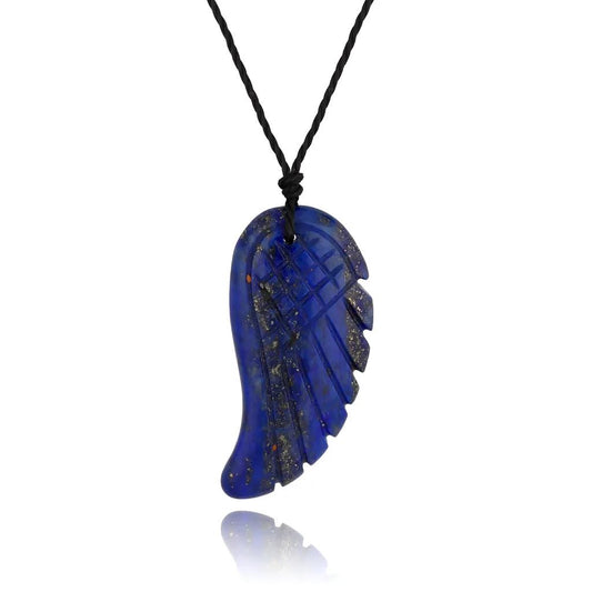 Blue Sodalite Wing on Adjustable Rope Cord