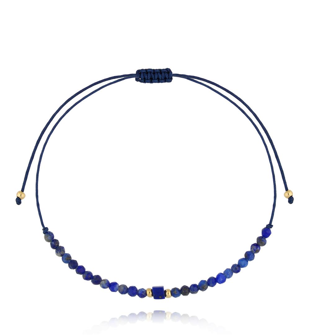 Blue Lapis Mystique Stones Bracelet Set of 3 - 0298