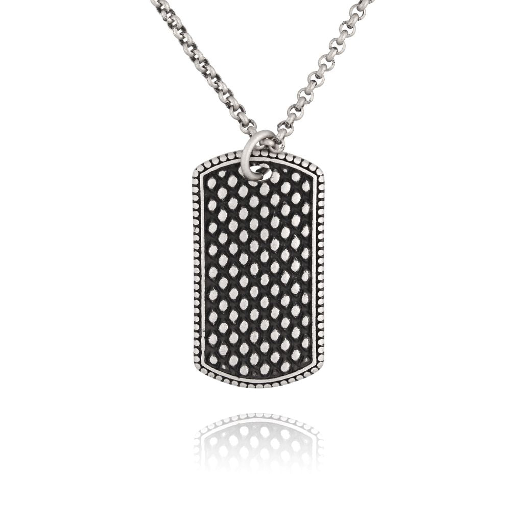 Men’s Stainless Steel Necklace with Everlasting Pendant Otkel