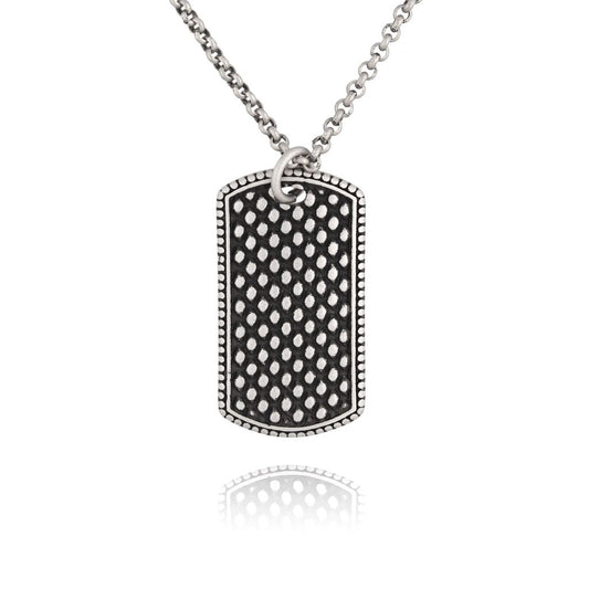 Men’s Stainless Steel Necklace with Everlasting Pendant Otkel