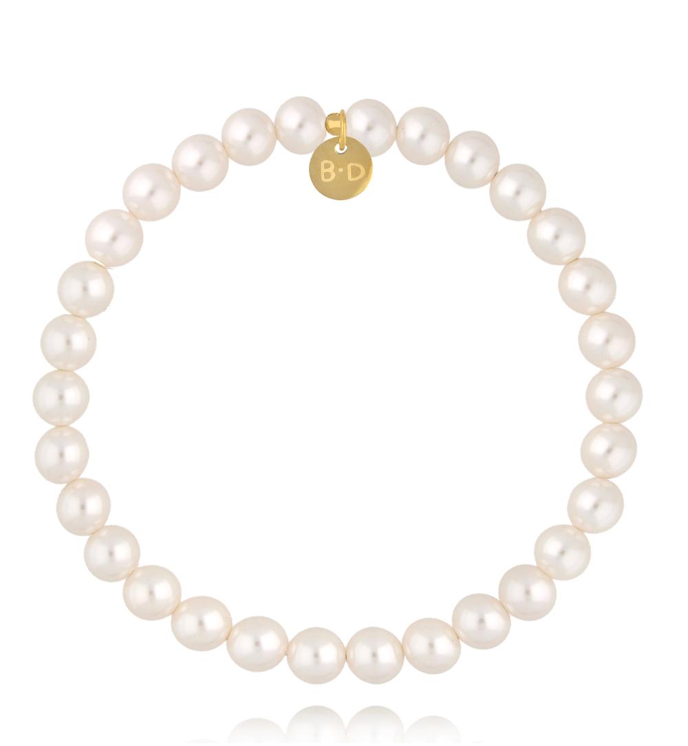 Pure Elegance Glass Pearls Bracelet 0147