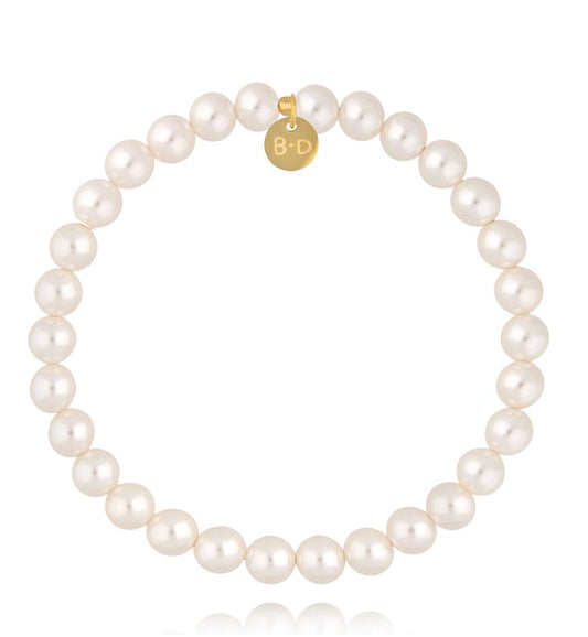 Pure Elegance Glass Pearls Bracelet 0147