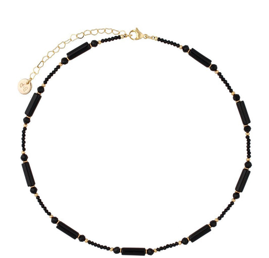 Black Agate Natural Stones Necklace