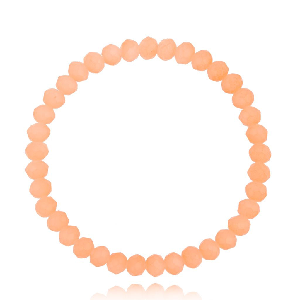 Summer Pastel Tangerine & Pink Bracelets Set