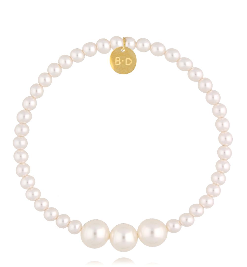 Pearl Sea Bracelet with Three Large Pearls 0127