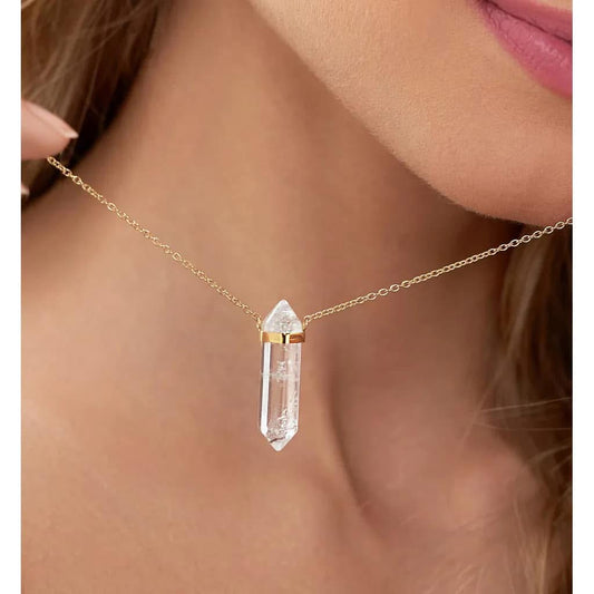 Gold Plated Himalayan Stone Necklace