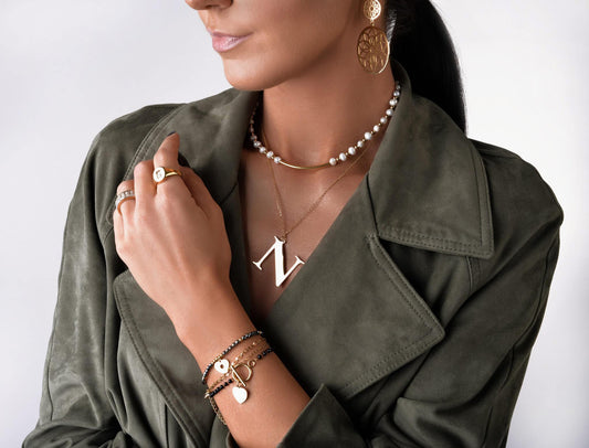 Natural Pearl Necklace made of Stainless Steel