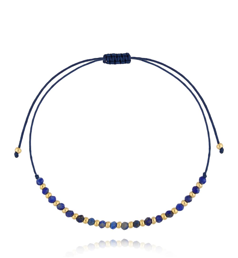 Blue Lapis Mystique Stones Bracelet Set of 3 - 0298