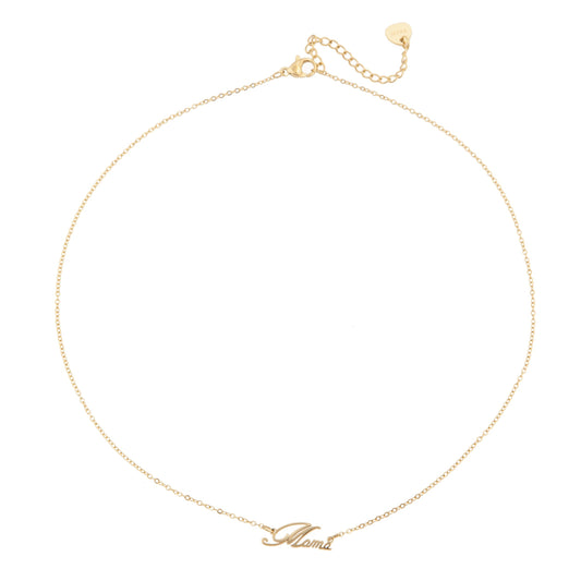 14k Gold Plated Necklace “MAMA”