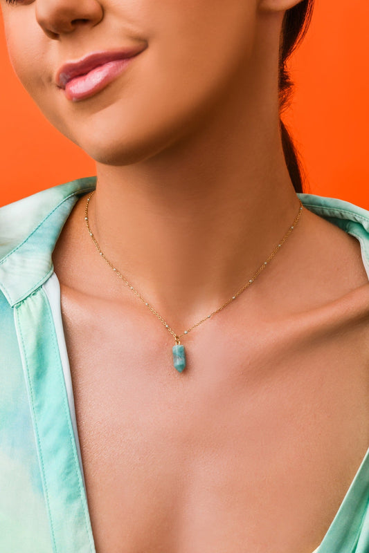 Amazonite Natural Stone Necklace