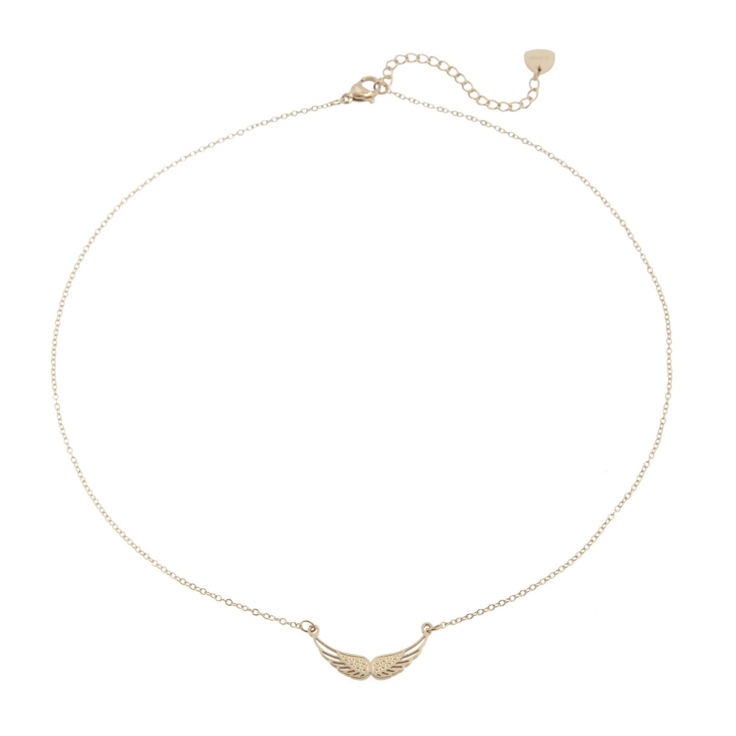 14k Gold Plated Wings Necklace