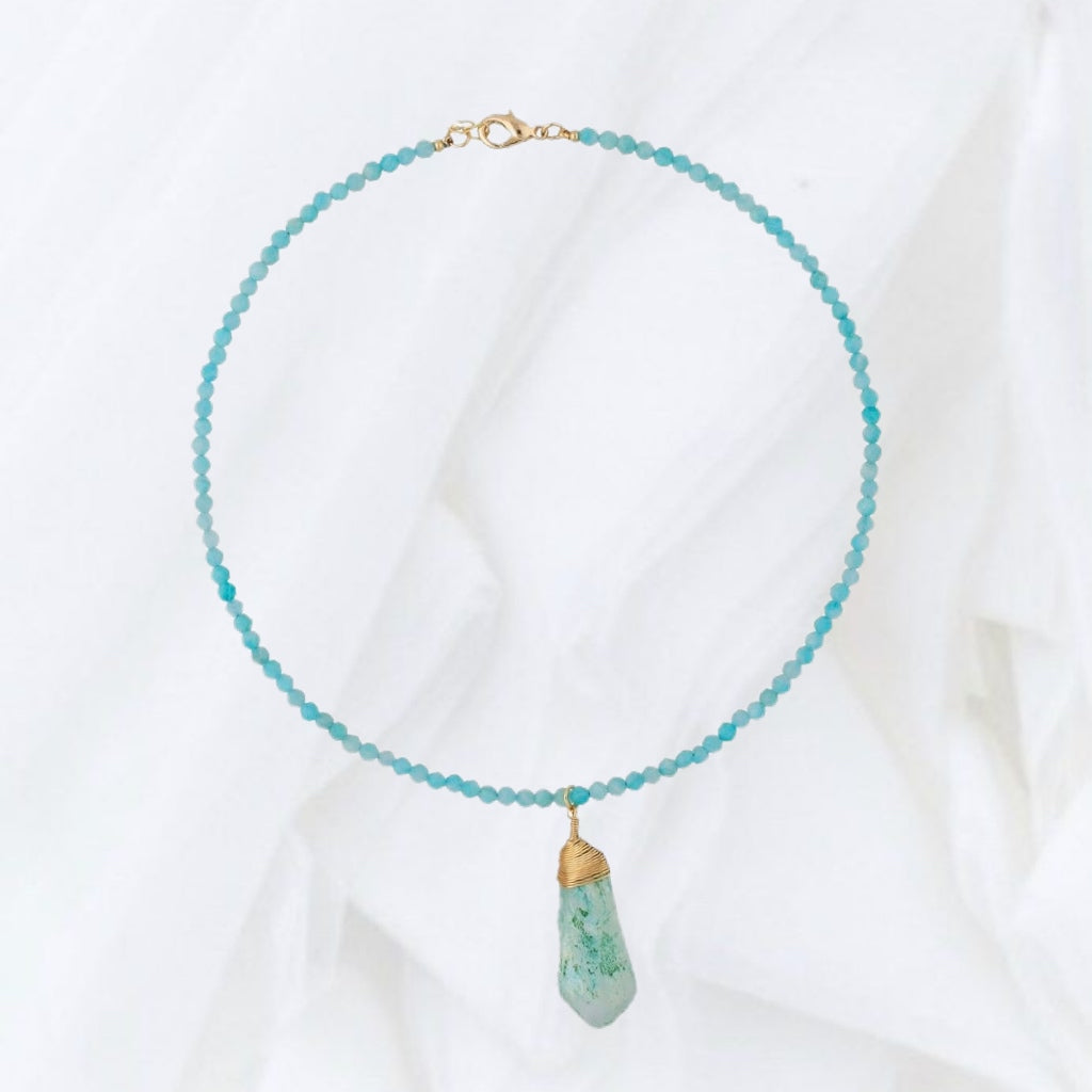 Turquoise Quartz Necklace