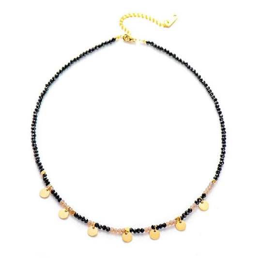 Bohemian Beaded Stainless Steel Necklace