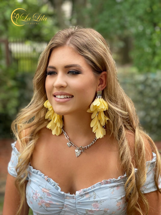 Antiallergic Silver Mixed Chain Necklace with Hearts