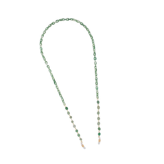 Eyeglasses Chain with Aventurine Stones