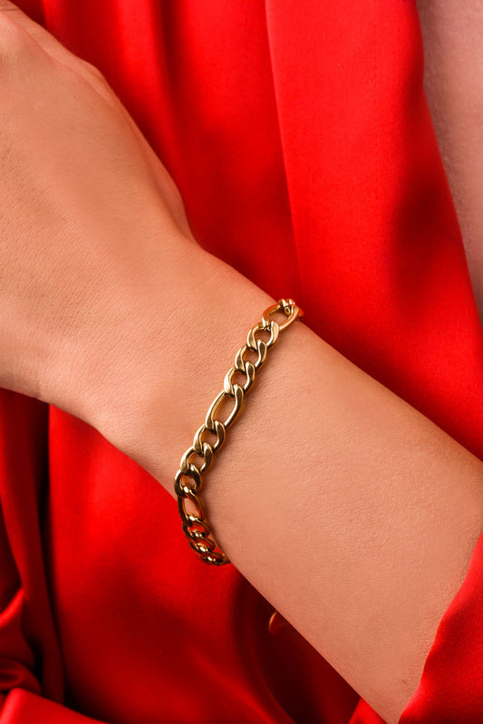 14k Gold Plated Chain Bracelet